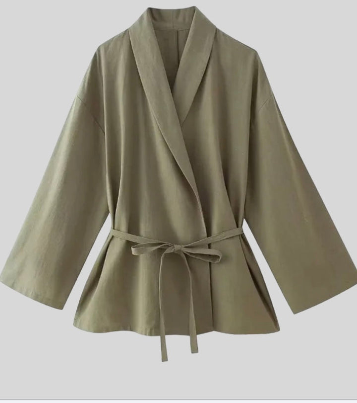 Meral | Two-Piece Linen Set
