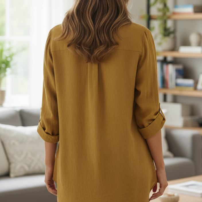 Freja | Lightweight and Comfortable Button-Down Shirt