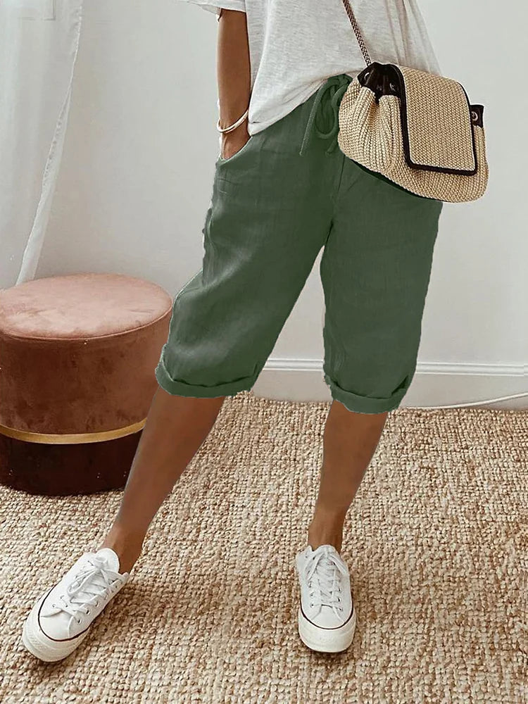 Emily | Cotton Linen Women's Shorts | Buy 1 Get 1 Free