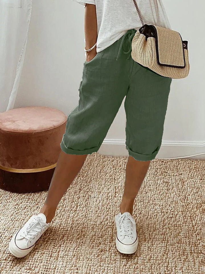 Emily | Cotton Linen Women's Shorts | Buy 1 Get 1 Free