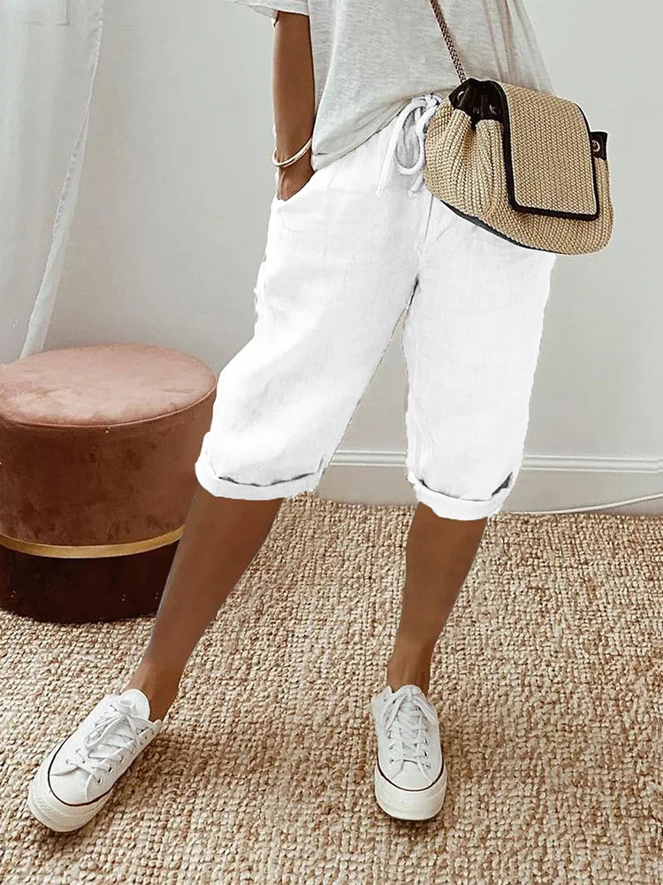 Emily | Cotton Linen Women's Shorts | Buy 1 Get 1 Free