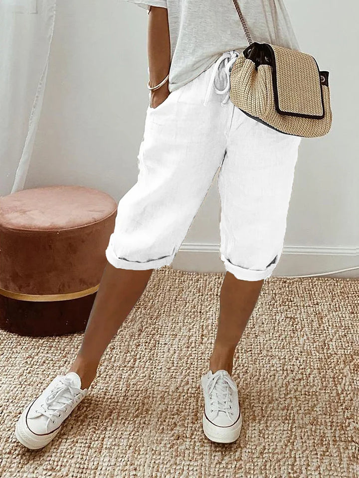 Emily | Cotton Linen Women's Shorts | Buy 1 Get 1 Free