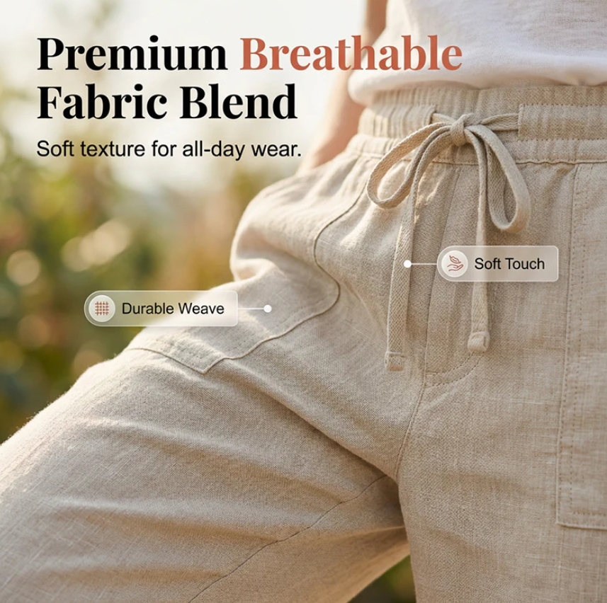 Emily | Cotton Linen Women's Shorts | Buy 1 Get 1 Free