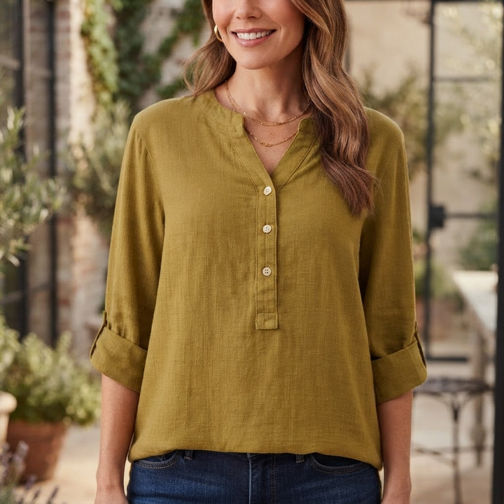 Freja | Lightweight and Comfortable Button-Down Shirt