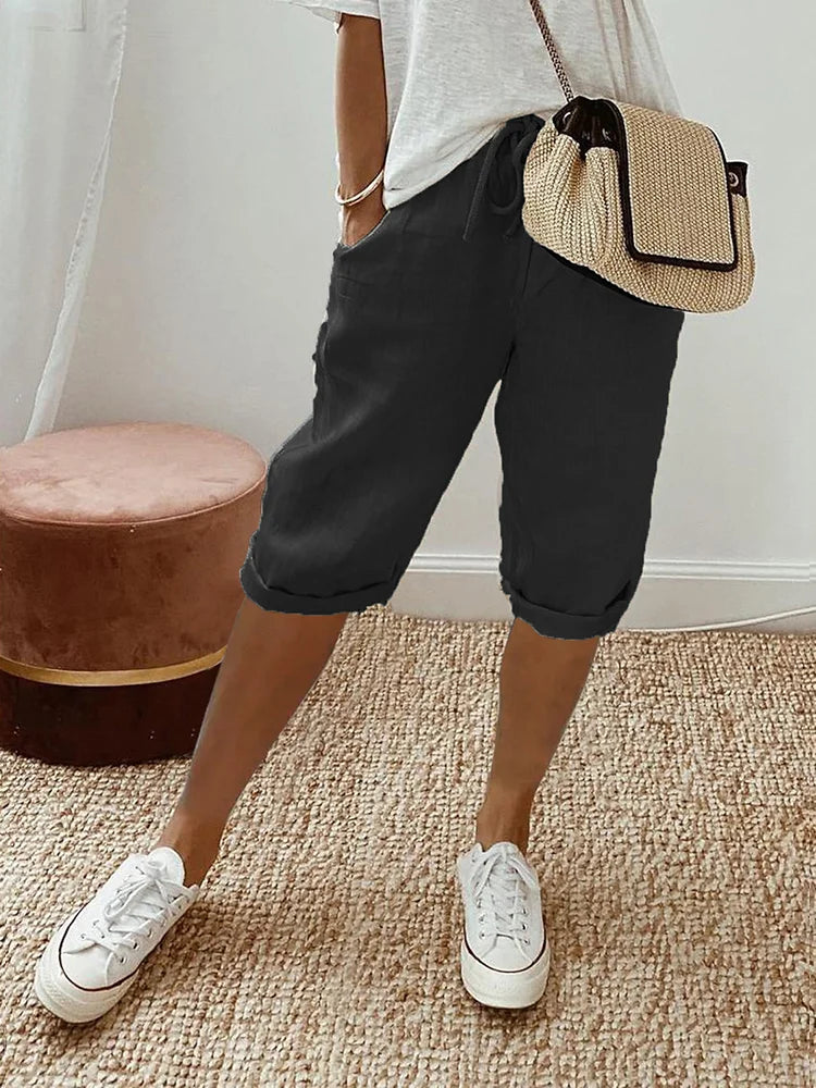 Emily | Cotton Linen Women's Shorts | Buy 1 Get 1 Free